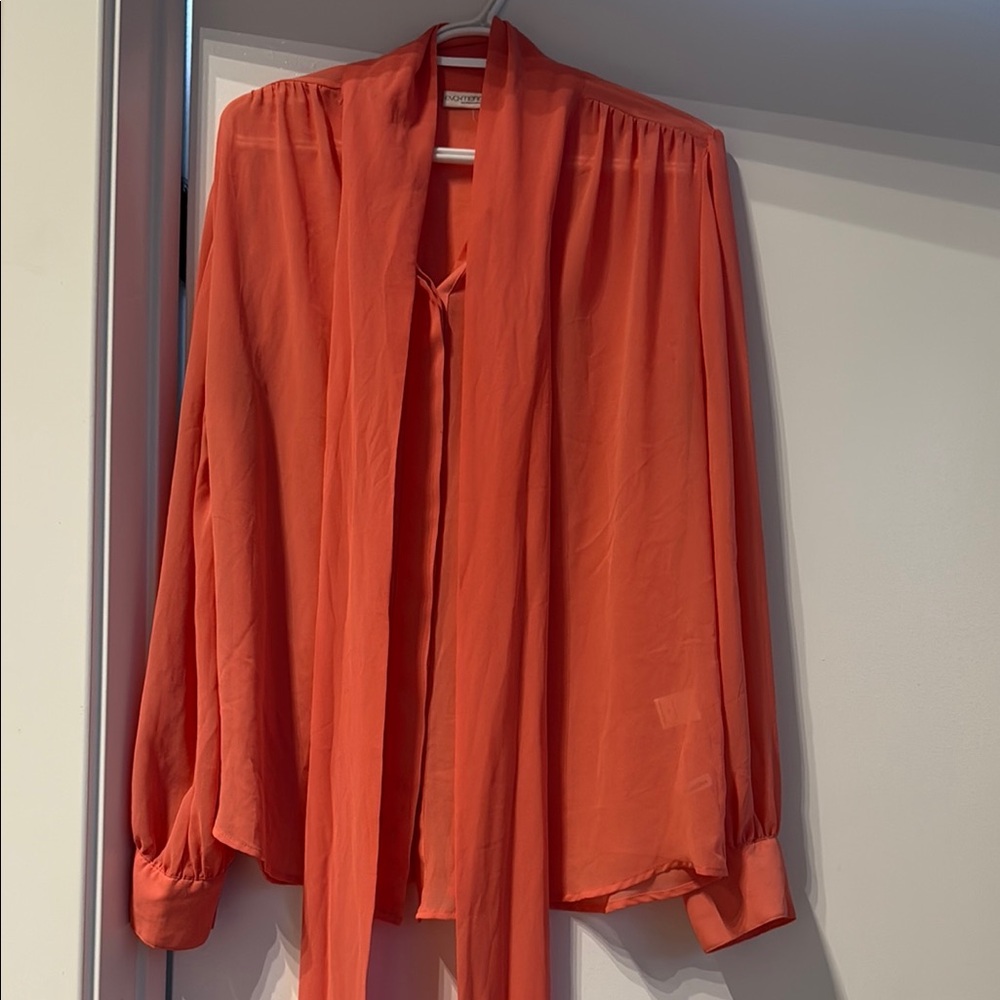 Elegant Coral Women's Top